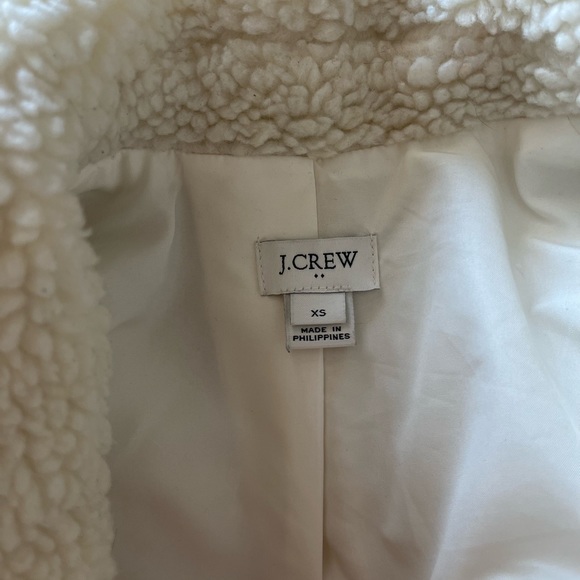 Jcrew faux fur waist length coat - Picture 2 of 3